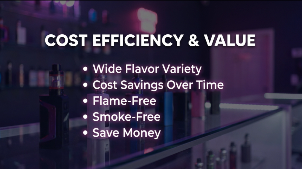 Vaping Economy Cost Efficiency Poster